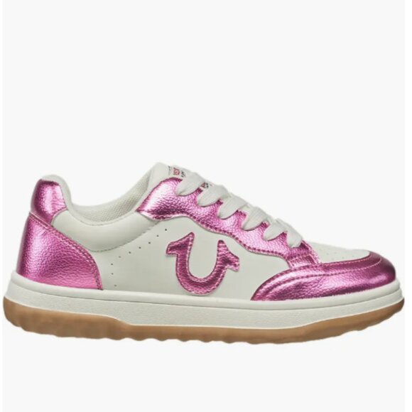NEW True Religion Karlie Pink & White Shoes pink/white unisex 296 - Picture 2 of 7